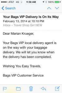 bags vip luggage delivery reviews